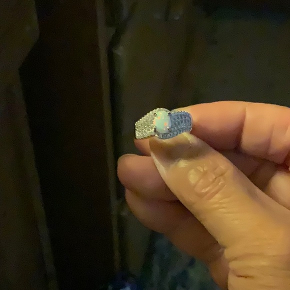 Charmed Aroma Candle Opal ring collection.   Also Avon Opal ring. - Picture 3 of 4